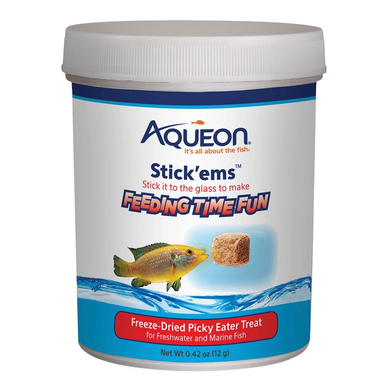 Aqueon Stick'ems Freeze-Dried Picky Eater Pet Fish Treat - Image 1
