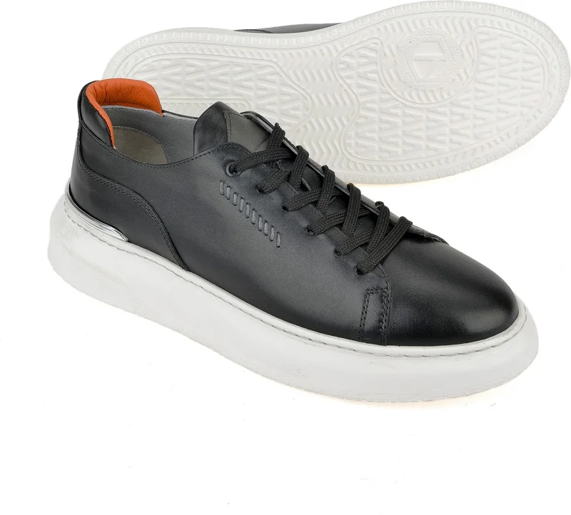 Ziya Men's Leather Sneaker 151987Z024 Black