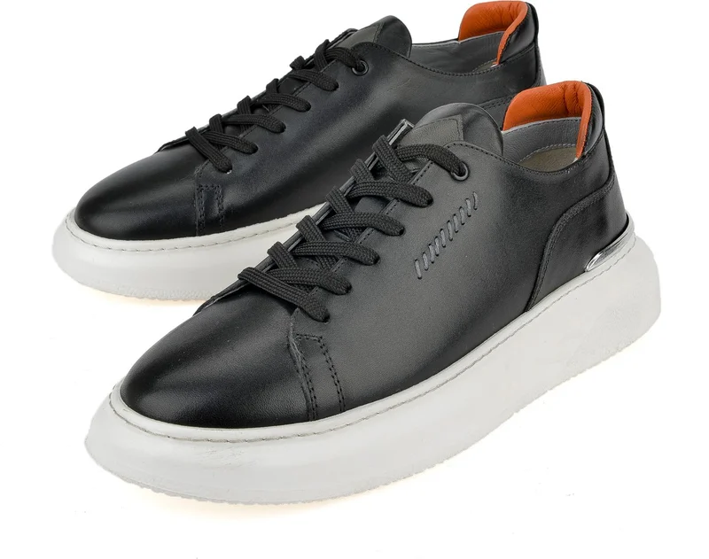 Ziya Men's Leather Sneaker 151987Z024 Black