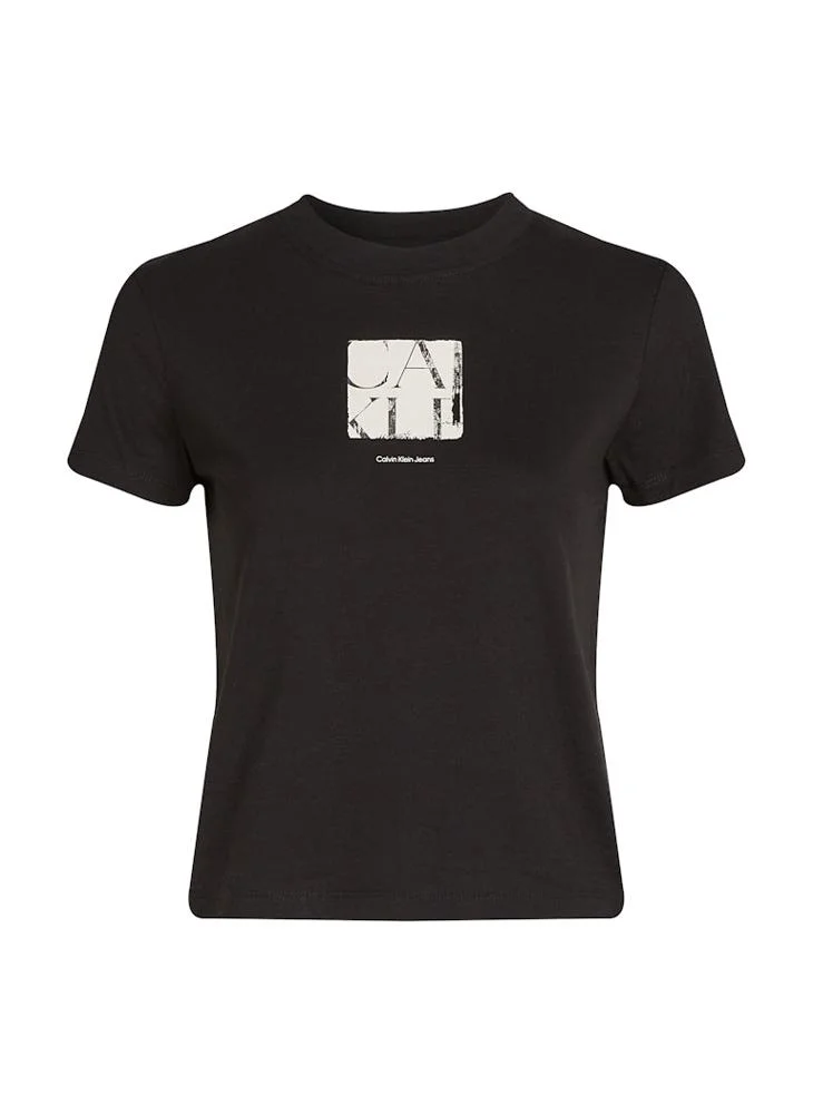 Calvin Klein Jeans Graphic Crew Neck T-Shirt