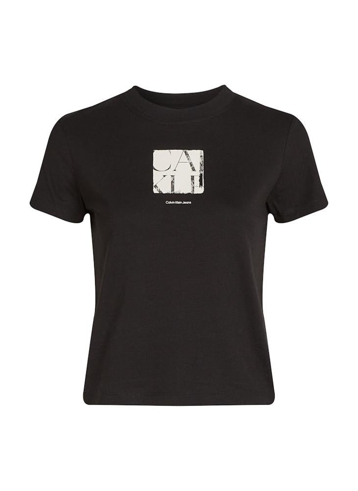 Calvin Klein Jeans Graphic Crew Neck T-Shirt  - Image 5
