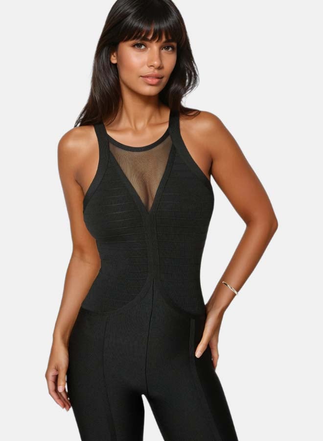 bebe Bandage Knit Catsuit - Image 3