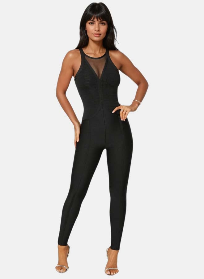 bebe Bandage Knit Catsuit - Image 1