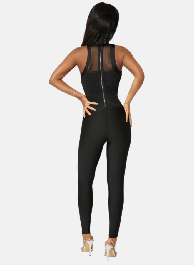 bebe Bandage Knit Catsuit - Image 2