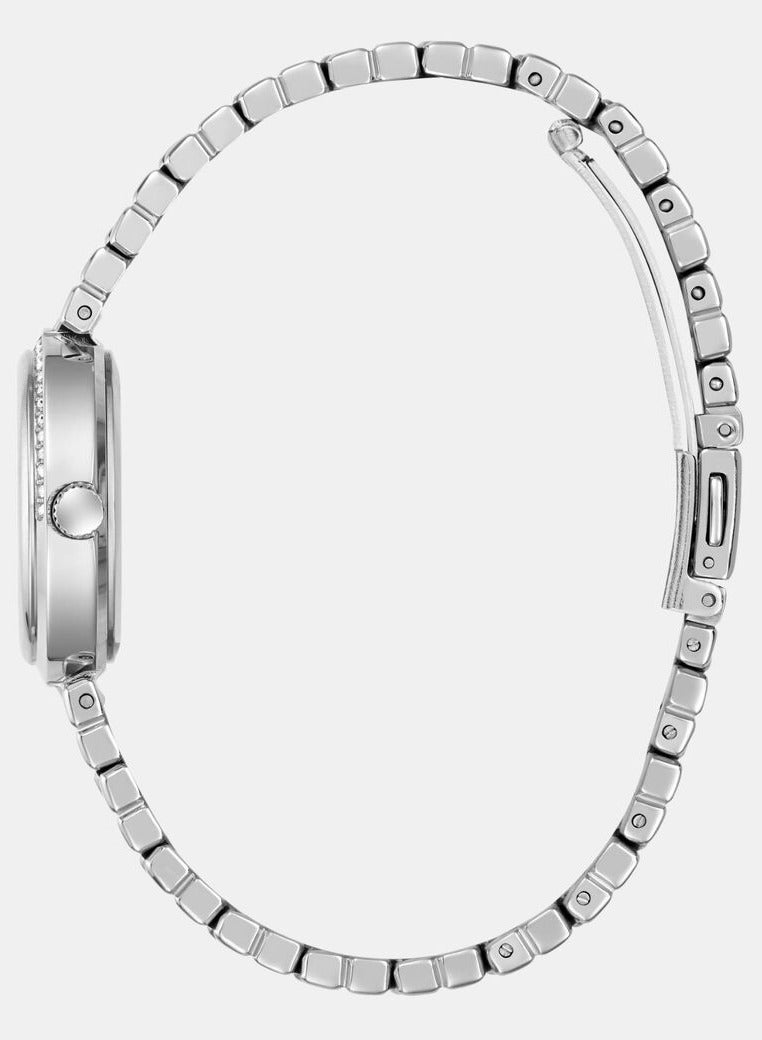 GUESS Ladies Silver Tone Analog Watch - Image 2