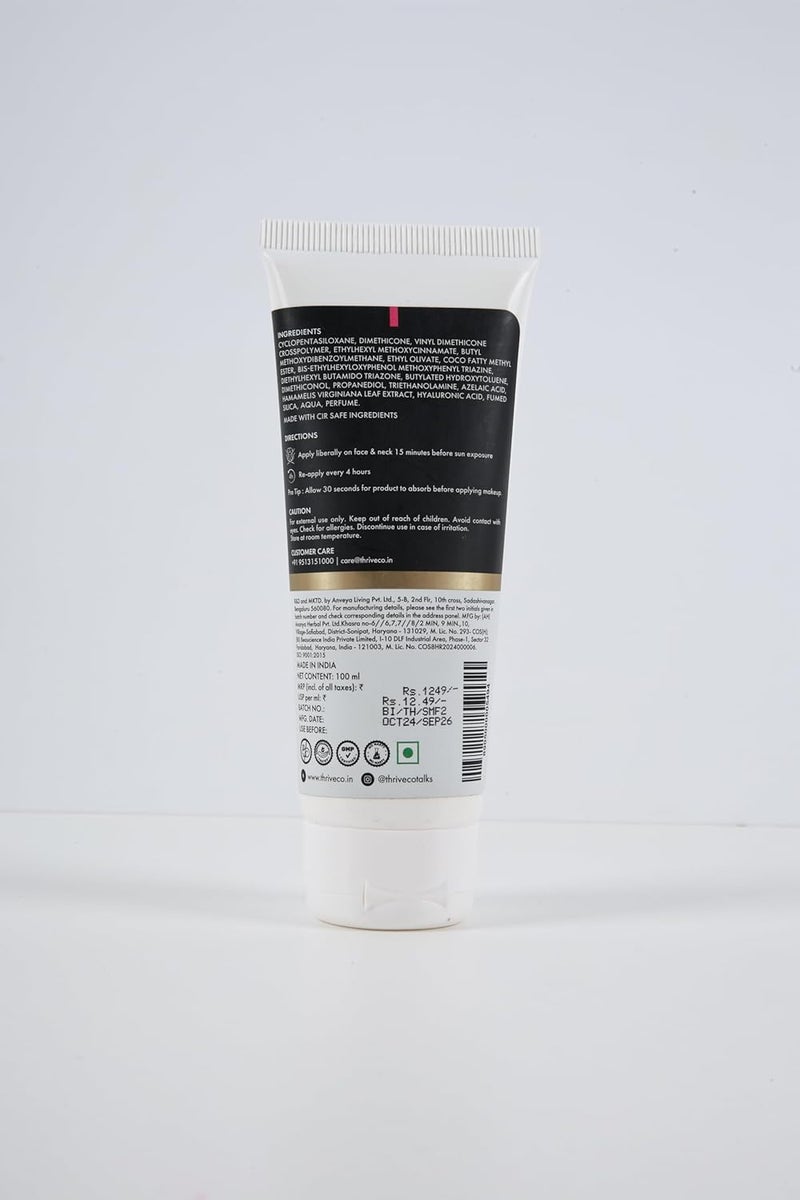 THRIVECO Exclusive Sunscreen Matte Finish SPF 50 PA 100ml - Image 2