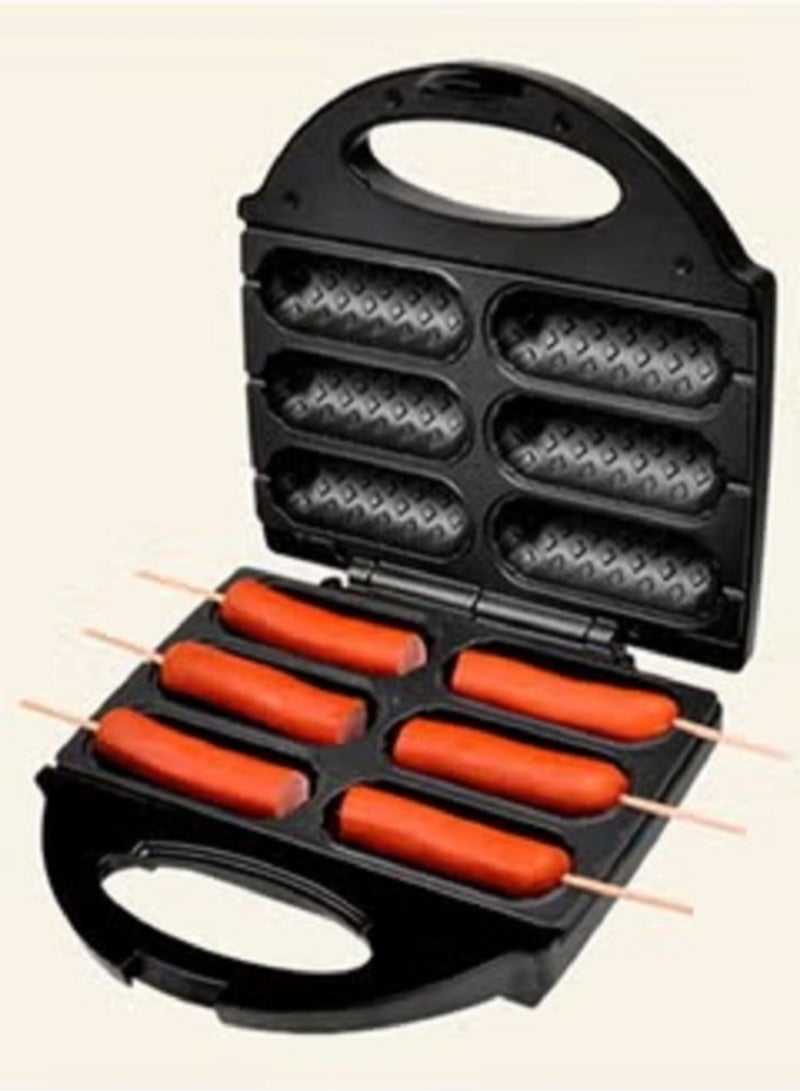 Home Master Hot dog, kebab and waffle maker, 750 watts, HM-358, black, from HOME MASTER with an excellent quality body - Image 2