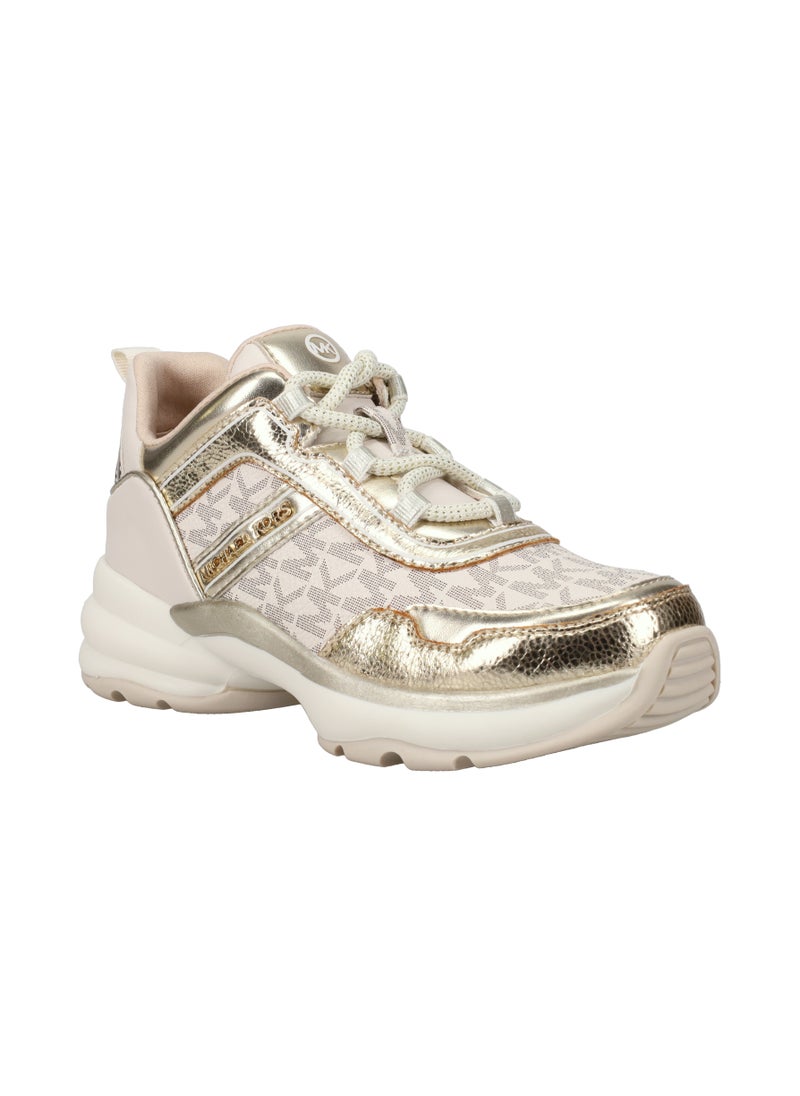 Michael Kors Youth Olympia Low Top Lace Up Sneakers  - Image 2
