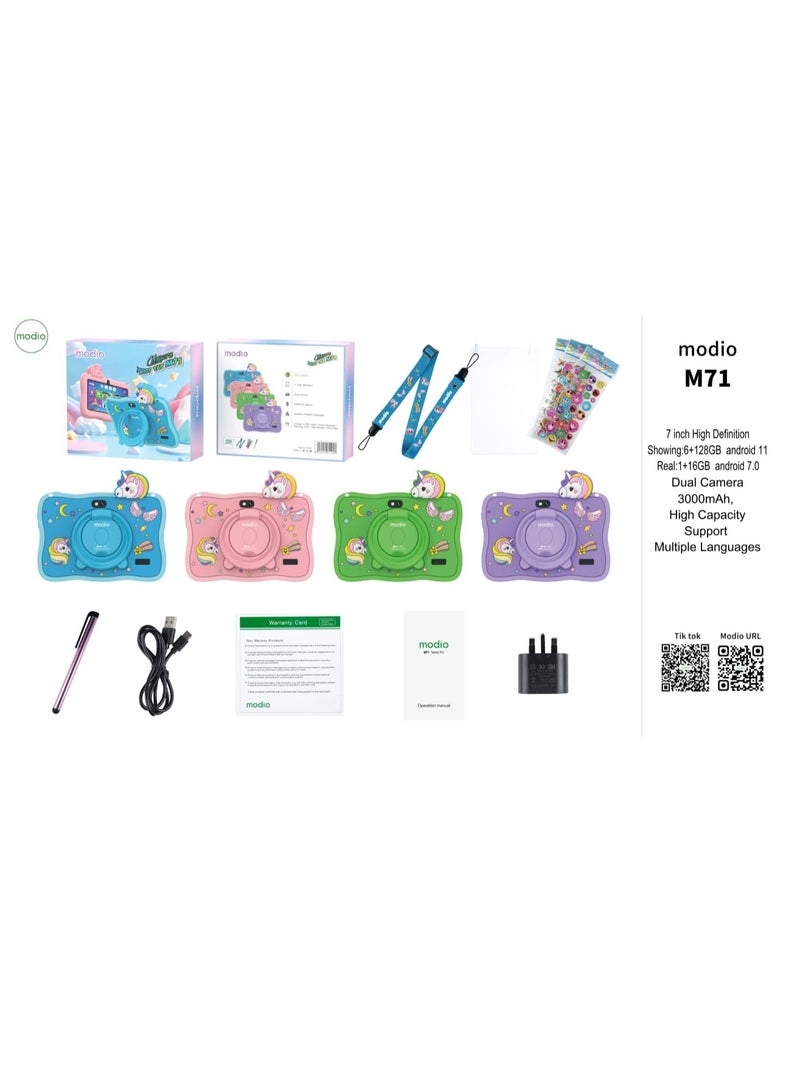 MODIO TAB “Modio M71 Kids Unicorn Tablet-Camera Combo – Safe Learning, Creative Fun & Lasting Performance” - Image 2