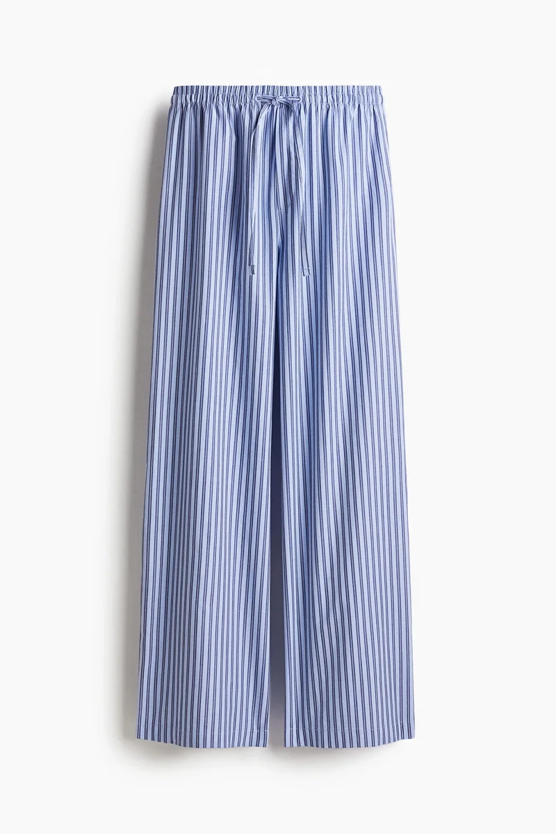 اتش اند ام Cotton drawstring trousers