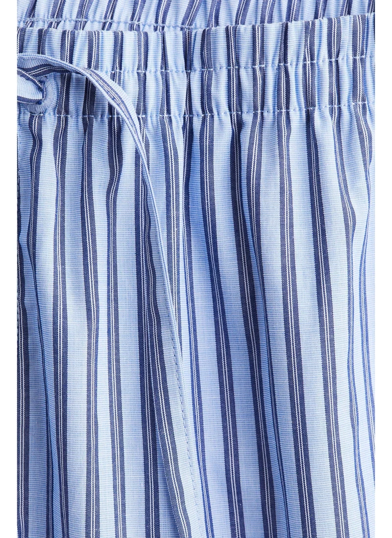 اتش اند ام Cotton drawstring trousers