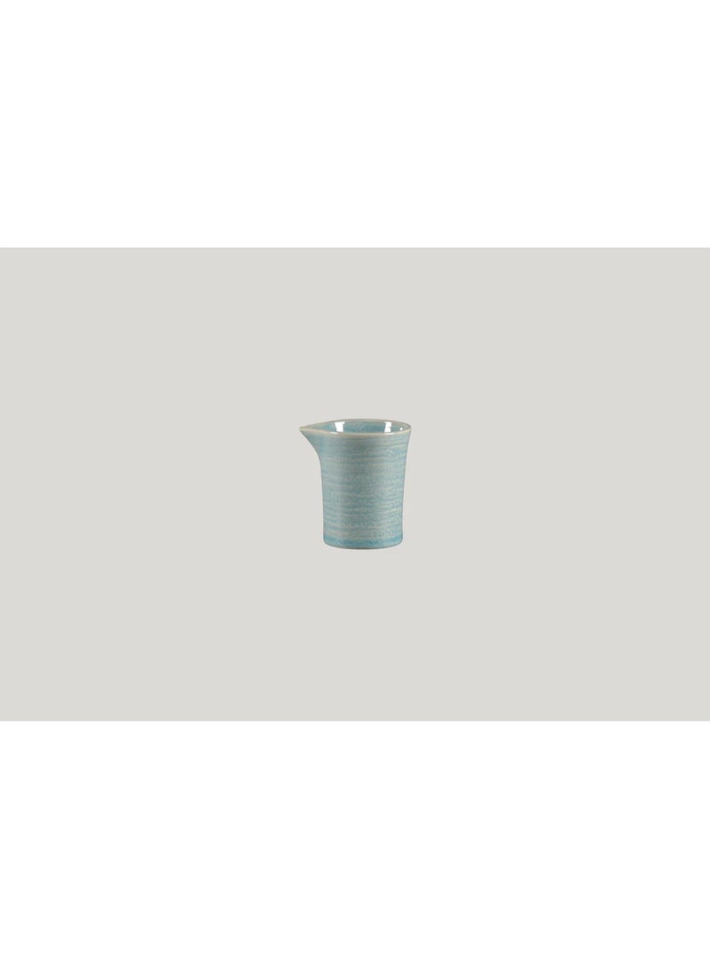 راك بورسلين كريمـر RAK بورسلان سبوت سافاير أزرق بدون مقبض – سعة 9 سنتيلتر (3.05 أونصة) | إناء صغير أنيق لتقديم الحليب أو الكريمة أو الشراب | مصنوع من مادة راكستون الفاخرة الخفيفة والمتينة | تصميم دائري مميز بدون مقبض مع لمسة نهائية يدوية تضيف طابعًا فريدًا لكل قطعة | لون أزرق سافاير عميق يضفي لمسة راقية على أي مائدة ويتناغم مع قطع مجموعة سبوت الأخرى | مثالي للمطاعم، المقاهي، الفنادق والمنازل | آمن للاستخدام في الميكروويف، الفرن وغسالة الصحون | تحفة تجمع بين الحرفية اليدوية العملية والأناقة العصرية - Image 2