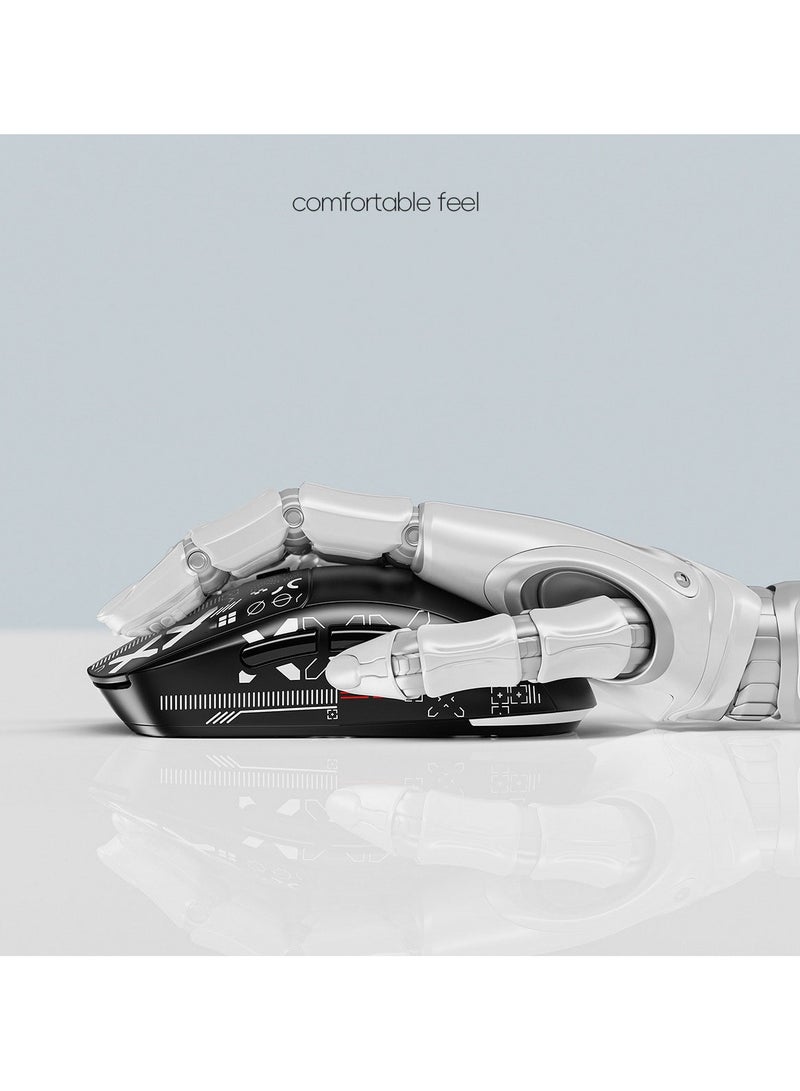 Wired/2.4g/Bluetooth Xx Wireless Mouse Rgb Light-Emitting 650mah Wireless Gaming Mouse For Both Men And Women - Image 5