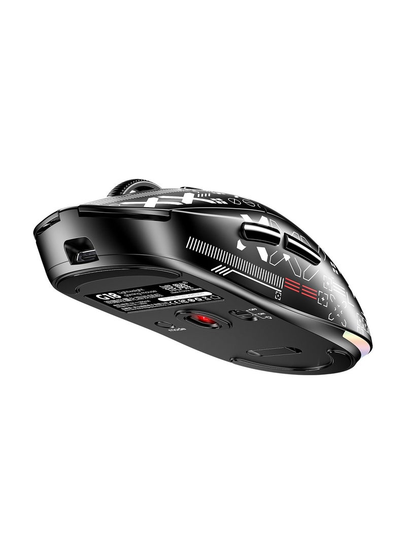 Wired/2.4g/Bluetooth Xx Wireless Mouse Rgb Light-Emitting 650mah Wireless Gaming Mouse For Both Men And Women - Image 4