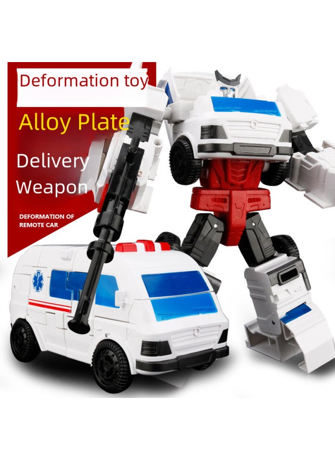 null - Alloy G1 Transfiguration Toy Autobots Spider Plane Wasp Car King Kong Robot Hand Model Boy-Color:[CP-03] Part Of The Alloy-Megatron Tank - Image 1
