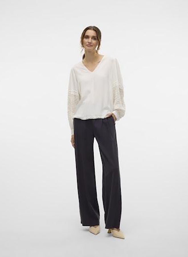 VERO MODA Vmcarmen Hw Wide Pleat Pull-On Pant  - Image 1