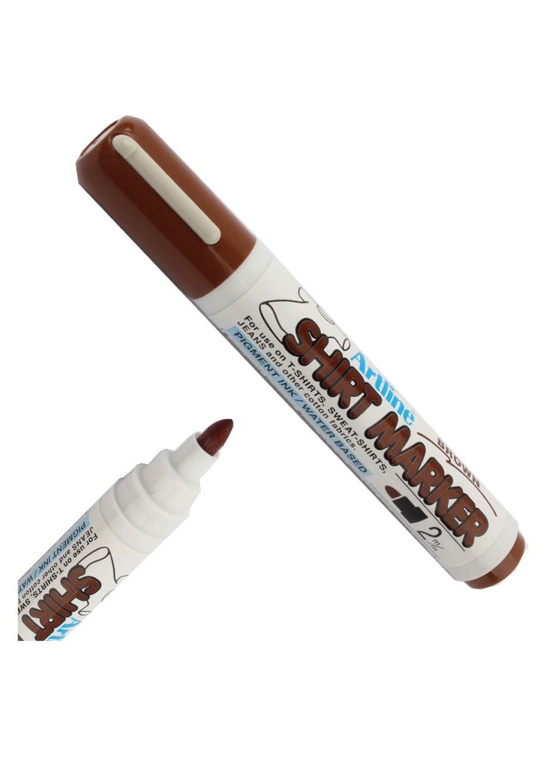 Artline T-Shirt Marker Pen - brown
