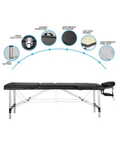 Portable Massage Bed Lash Bed Facial Table SPA Beds Adjustable Height Salon Tattoo Esthetician Bed with Carrying Bag - Accessories for Shop/ Home - pzsku/Z033E13044DE9C132A3ABZ/45/_/1715063815/d654b749-3ca3-45b1-8b49-2596c293cd76