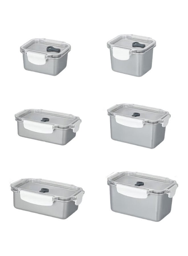 MAX COOK Meichun (Maxcook) 304 Stainless Steel Food Storage Container With Lid, Lunch Box, Bento Box, Refrigerator Sealed Storage Box, 1000Ml, Mcft9516 - Image 1