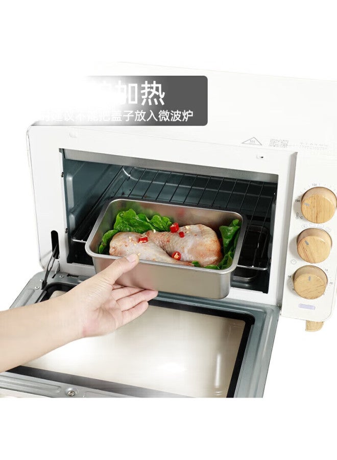 MAX COOK Meichun (Maxcook) 304 Stainless Steel Food Storage Container With Lid, Lunch Box, Bento Box, Refrigerator Sealed Storage Box, 1000Ml, Mcft9516 - Image 2