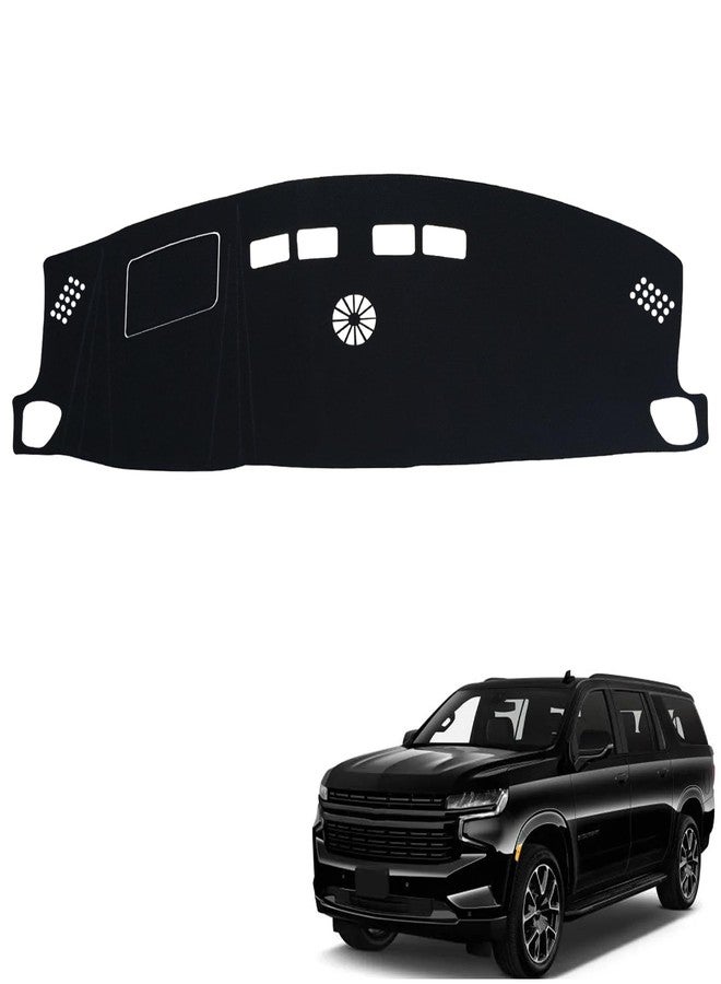 KEEGTBOX Dash Mat Cover Interior Dashboard Protector pad Compatible with Chevrolet Suburban/Tahoe & GMC Yukon (Excluding Yukon Denali) 2021-2024 Dashboard Mat Cover Pad Carpet Protector - Image 1