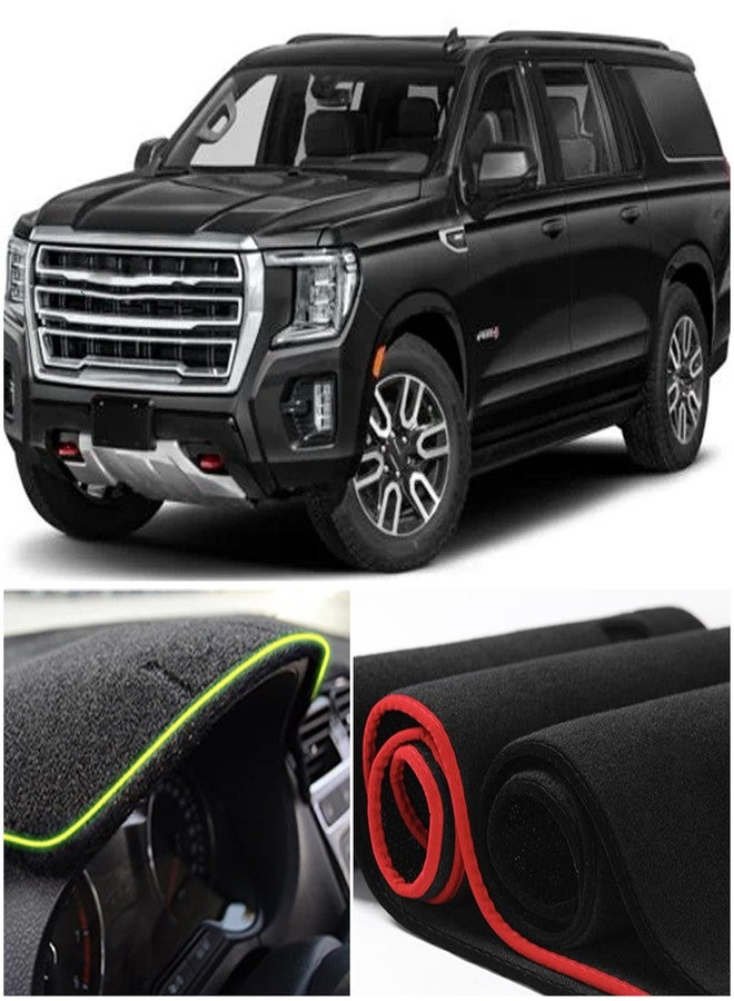 KEEGTBOX Dash Mat Cover Interior Dashboard Protector pad Compatible with Chevrolet Suburban/Tahoe & GMC Yukon (Excluding Yukon Denali) 2021-2024 Dashboard Mat Cover Pad Carpet Protector - Image 5