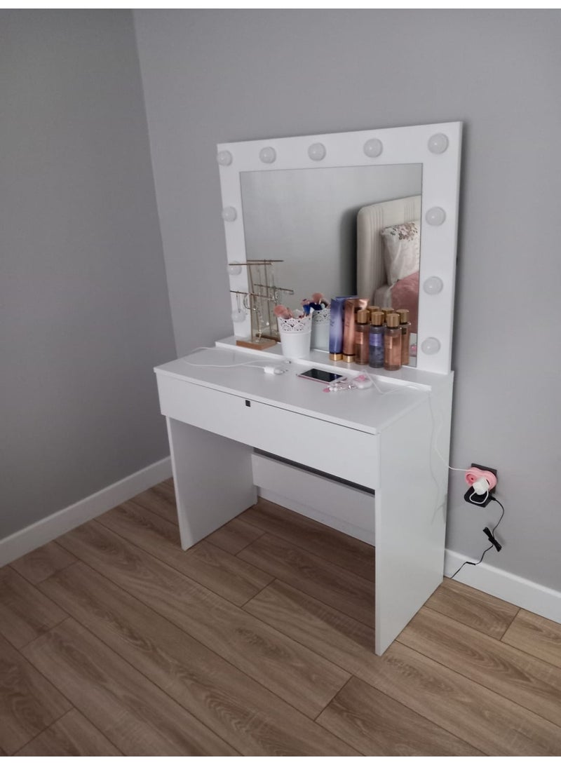 هوم كانافاس تصميم مرآة الزينة المدمجة LED من هوم كانفاس جلو ستيج - Image 5