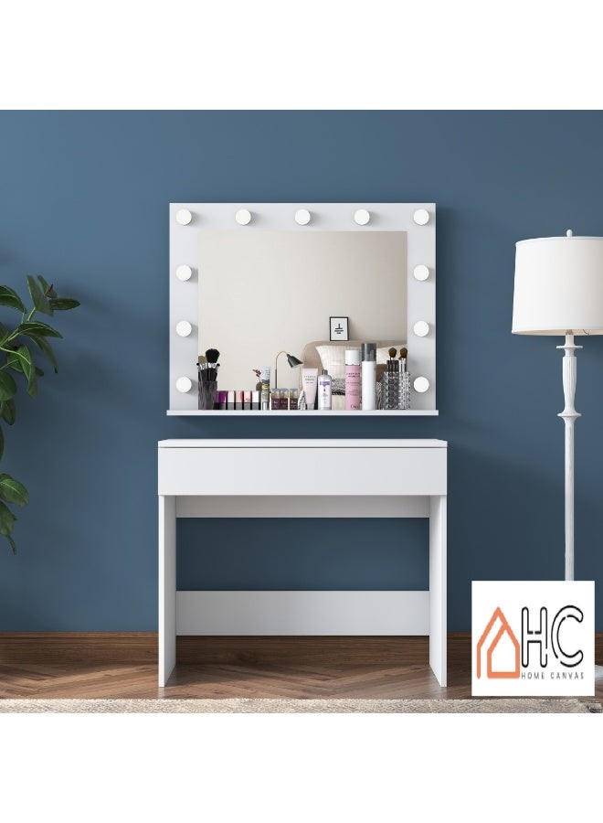 هوم كانافاس تصميم مرآة الزينة المدمجة LED من هوم كانفاس جلو ستيج - Image 3