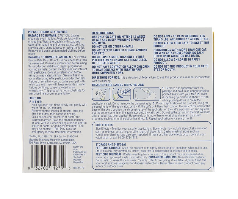 Hartz UltraGuard Pro Topical Flea & Tick Prevention for Cats & Kittens, Over 5 lbs 6 Monthly Treatments - Image 2