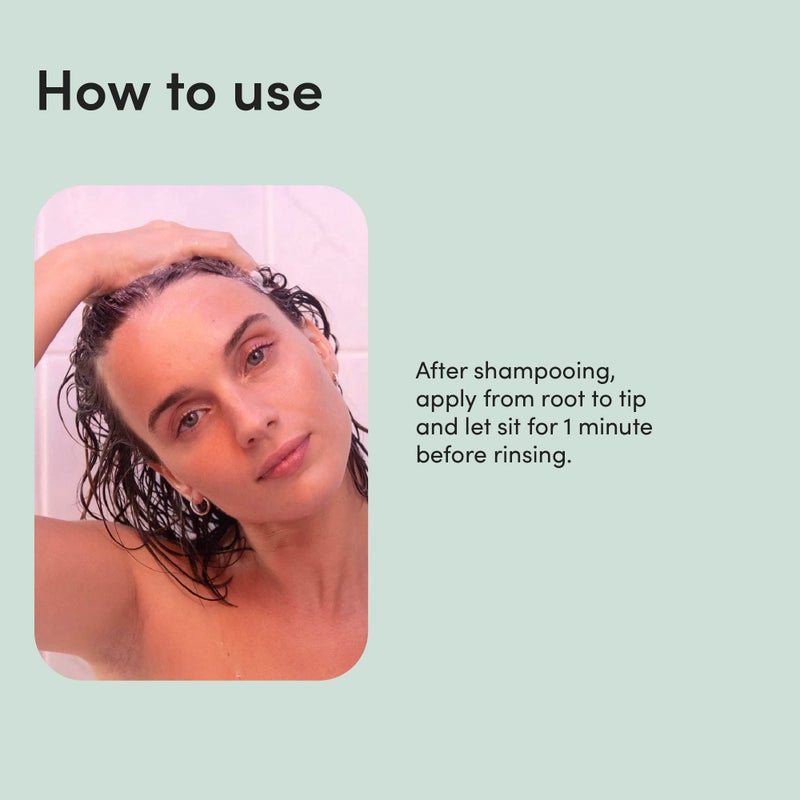 HIMS & HERS hers triple threat hydrating conditioner for damaged hair, leaves hair looking shiny and strong, color sage formula with an amino acid blend, argan, coconut, sunflower seed oil, 2 pack, 6.4oz - Image 5