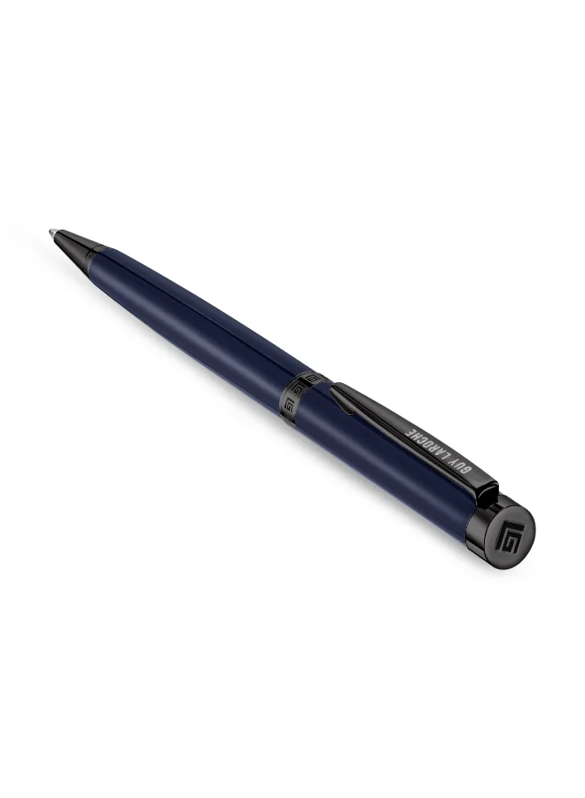 Guy Laroche Romain Blue Pen with Gunmetal Trims
