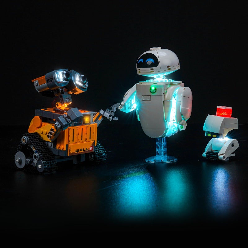 LocoLee Light kit Compatible with Lego 43279 WallE and EVE  No Model Only Light LED Lighting Accessories Compatible with Lego Disney Pixar Walle Not Include Model - Image 3