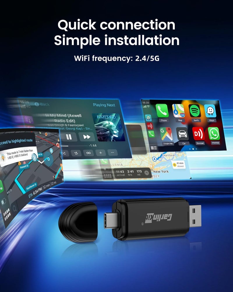 Carlinkit Wireless CarPlay Adapter Mini SE for Cars (2016-2024) - Supports iOS 10+ - Image 5