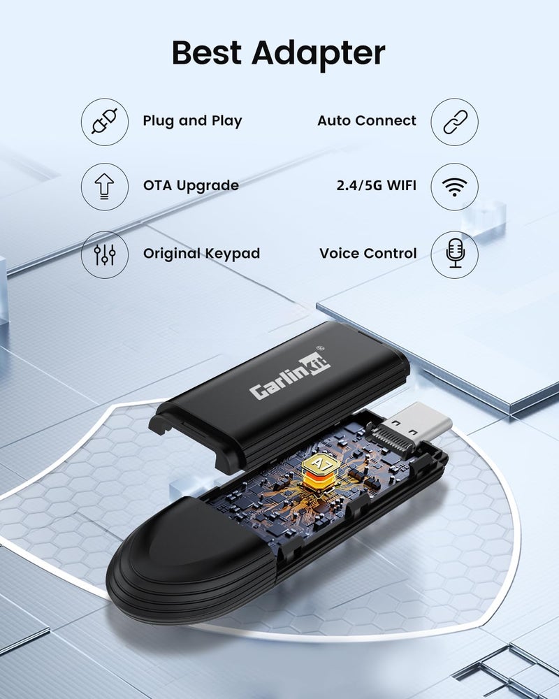 Carlinkit Wireless CarPlay Adapter Mini SE for Cars (2016-2024) - Supports iOS 10+ - Image 3