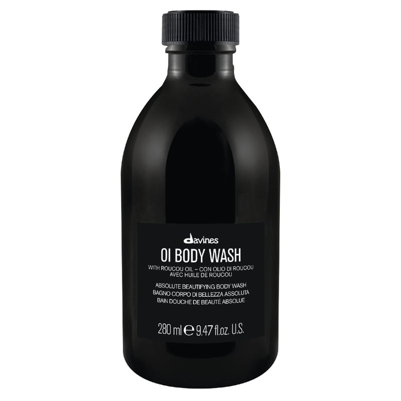 Davines OI Body Wash, Hydrate and Gently Cleanse, With Roucou Oil, 9.47 Fl Oz - Image 1