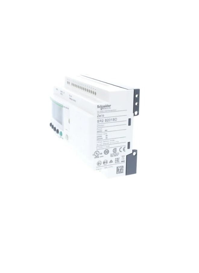 وحدة تحكم منطقية قابلة للبرمجة من Schneider Zelio Logic_ مرحل ذكي مدمج Zelio Logic - 20 I/O - 24 V DC - ساعة - شاشة عرض_ [SR2B201BD]