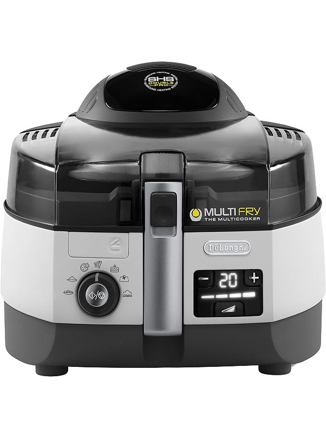ديلونجي Multifry Extra Chef مقلاة قليلة الزيت متعددة الاستخدامات - Image 1