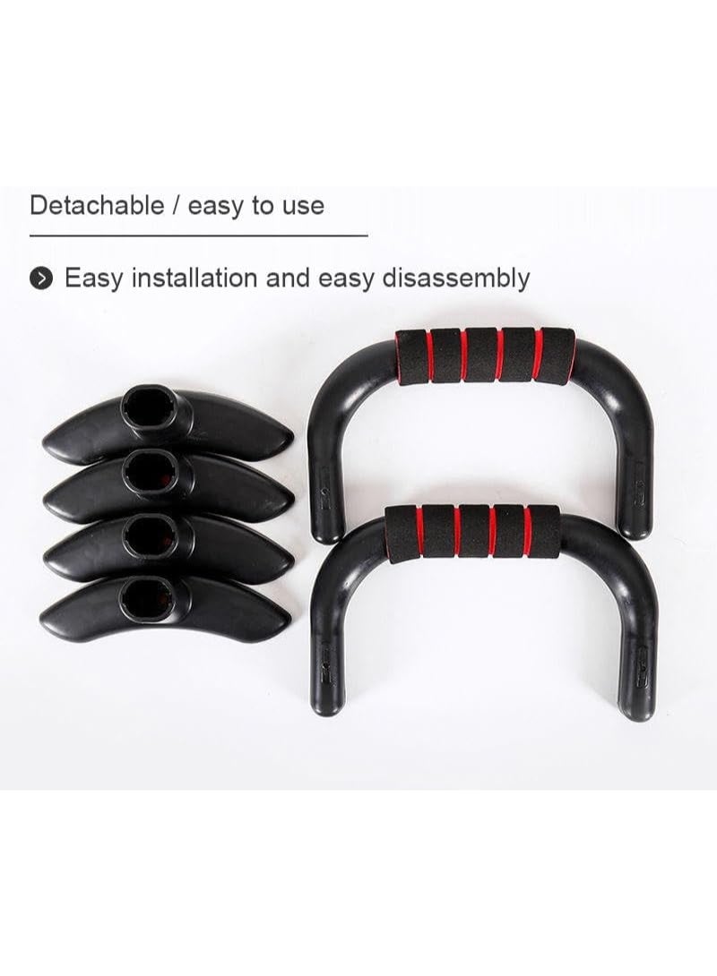 ENDLESS  EL1042 Push Up Stands With Foam Handle| Material : Steel, Plastic | For Upper Body Workouts with Comfortable Foam Grip and Non-Slip Bars and Less Wrist Strain - Image 2