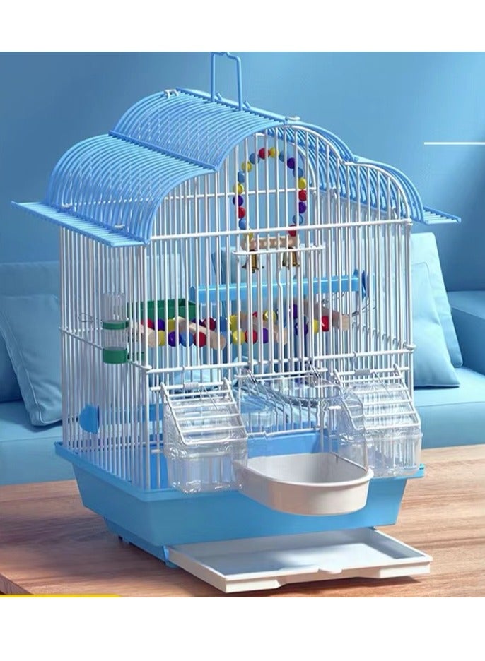 Birdcage Luxury Cage Large Size Heightened Flying Metal Villa Ornamental Cage - Image 3