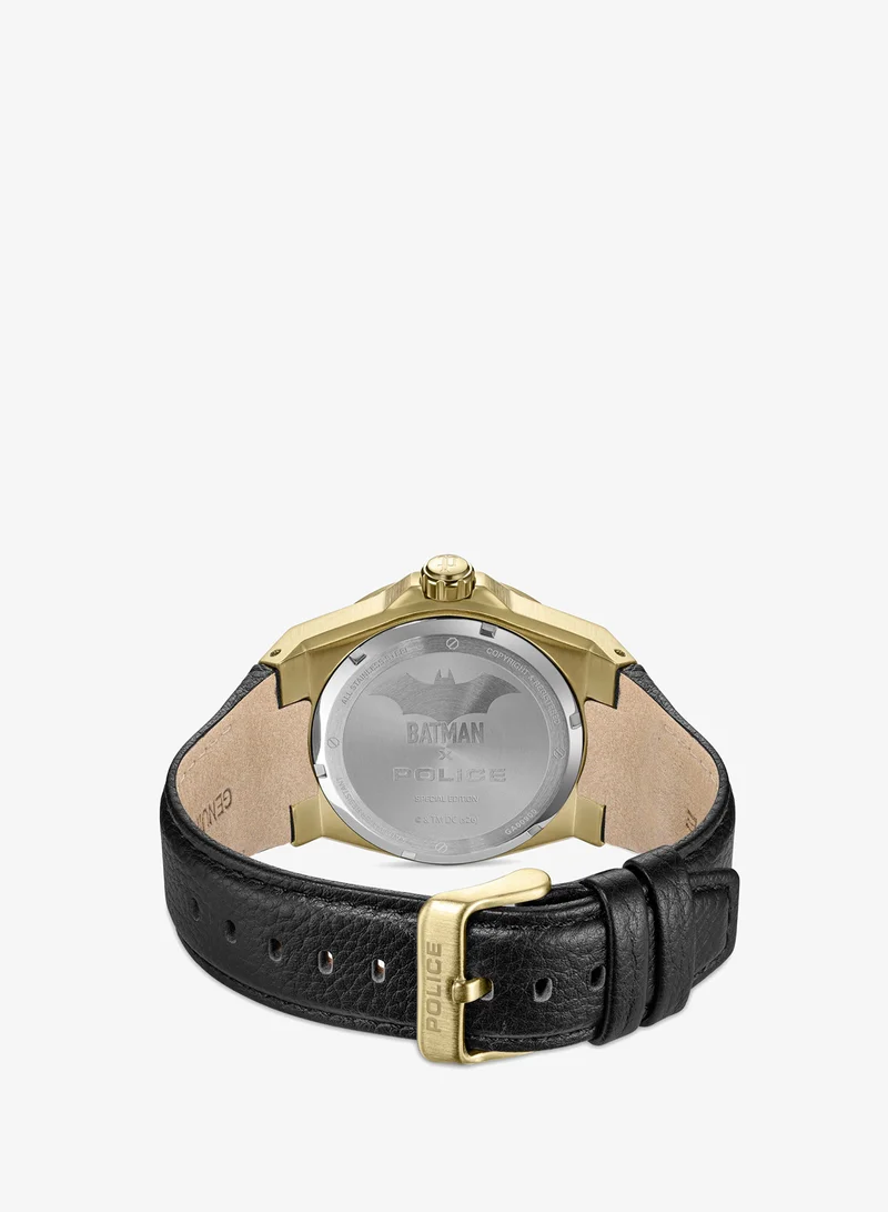 Police PEWGA0090006 Men's Batwing Special Edition Genuine Leather Strap Analog Watch, 45mm for Men | Best Price UAE
