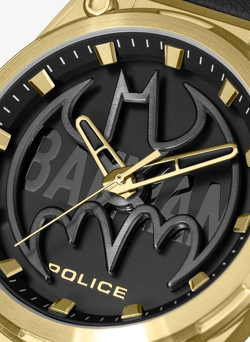 Police PEWGA0090006 Men's Batwing Special Edition Genuine Leather Strap Analog Watch, 45mm for Men | Best Price UAE