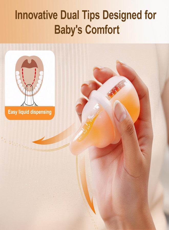 you kebei محقنة لهاية دواء من يوكيباي، لهاية أكيو-دوس، موزع للاستخدام السهل والسريع، مناسب للسفر، مثالي لتدريب الأطفال على الشرب في الحضانة ورياض الأطفال والرحلات. - Image 4