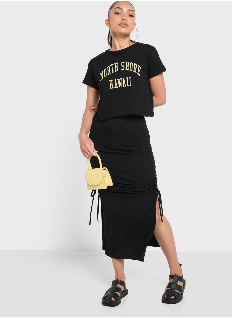 Ginger - Regular Fit Slogan T-Shirt - Image 1