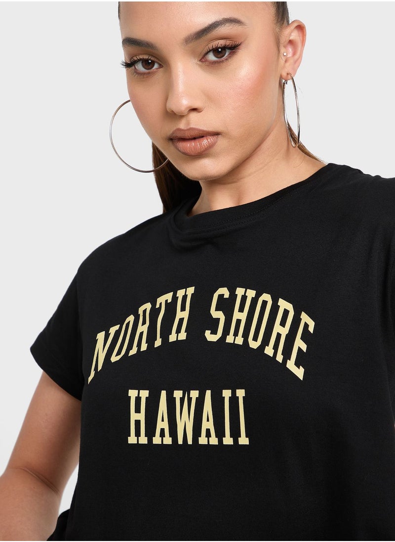 Ginger - Regular Fit Slogan T-Shirt - Image 1