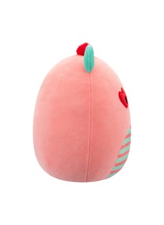 Squishmallows وحش الخوخ ويليت المصنوع من القماش الناعم بارتفاع 3.5 بوصة مع بطن مخطط وعين قلبية، لعبة كيللي توي المرخصة رسميًا، لعبة ناعمة ملونة، هدية للأطفال، الفتيات والأولاد، لعبة قابلة للغسل وناعمة متعددة الألوان لجميع الأعمار  - Image 3