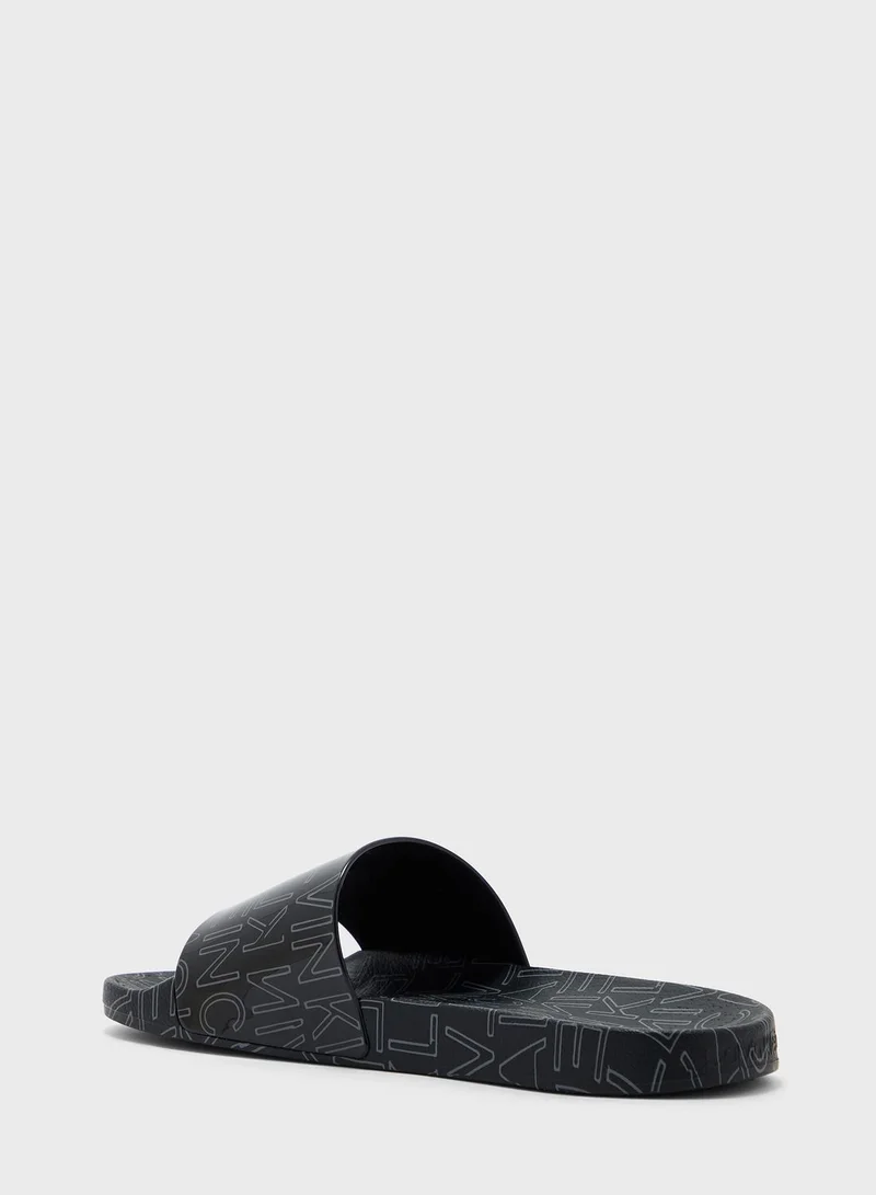 CALVIN KLEIN Outline Casual Logo Slide