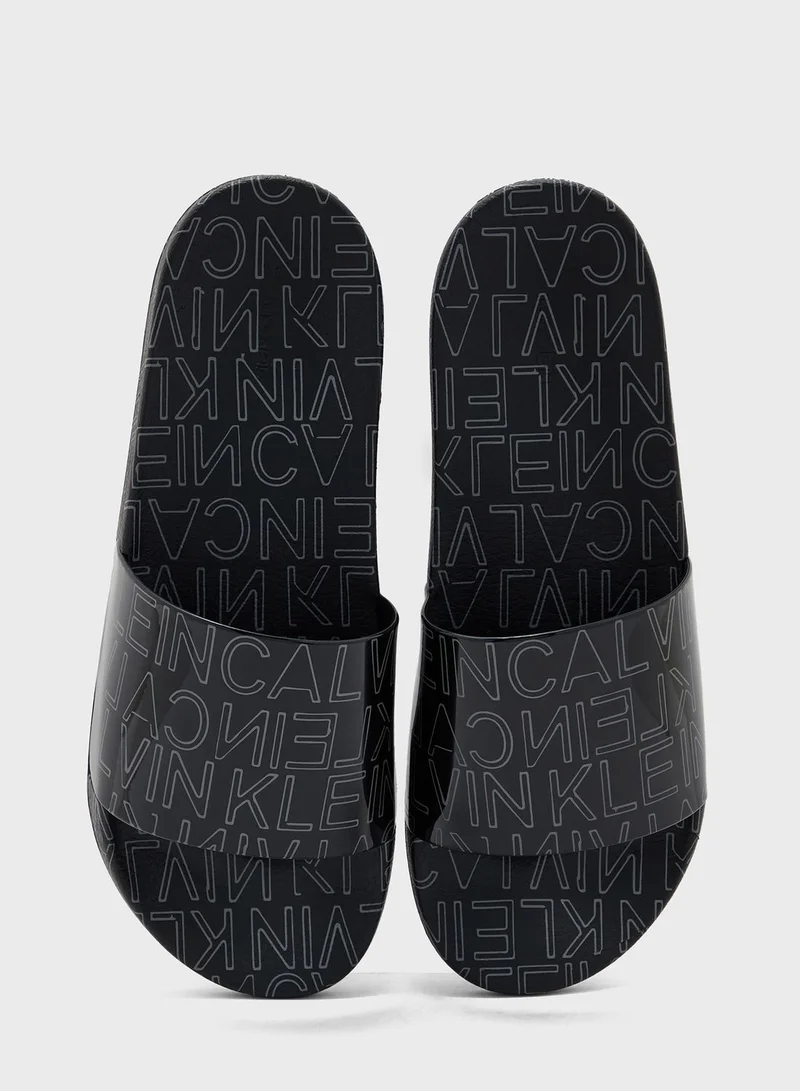 CALVIN KLEIN Outline Casual Logo Slide