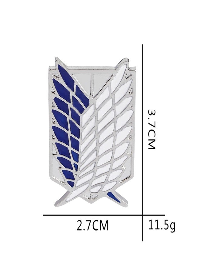Armear Wings of Liberty Wings of Freedom Survey Corps Pin - Metallic - Image 3