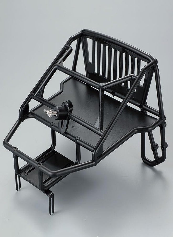 YSKMLOLP 1/10 RC Hard Shell Cab & Back-Half Cage Body Shell Kit for 1/10 RC Crawler TRX4 SCX10 90046 AT4 GEN 8 Scout II,313mm Wheelbase Cherokee Upgrade and Modify (Army Green) - Image 4