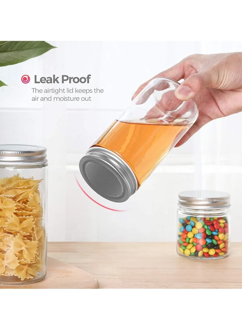 كويزيرا Jars with Airtight Metal Regular Lids